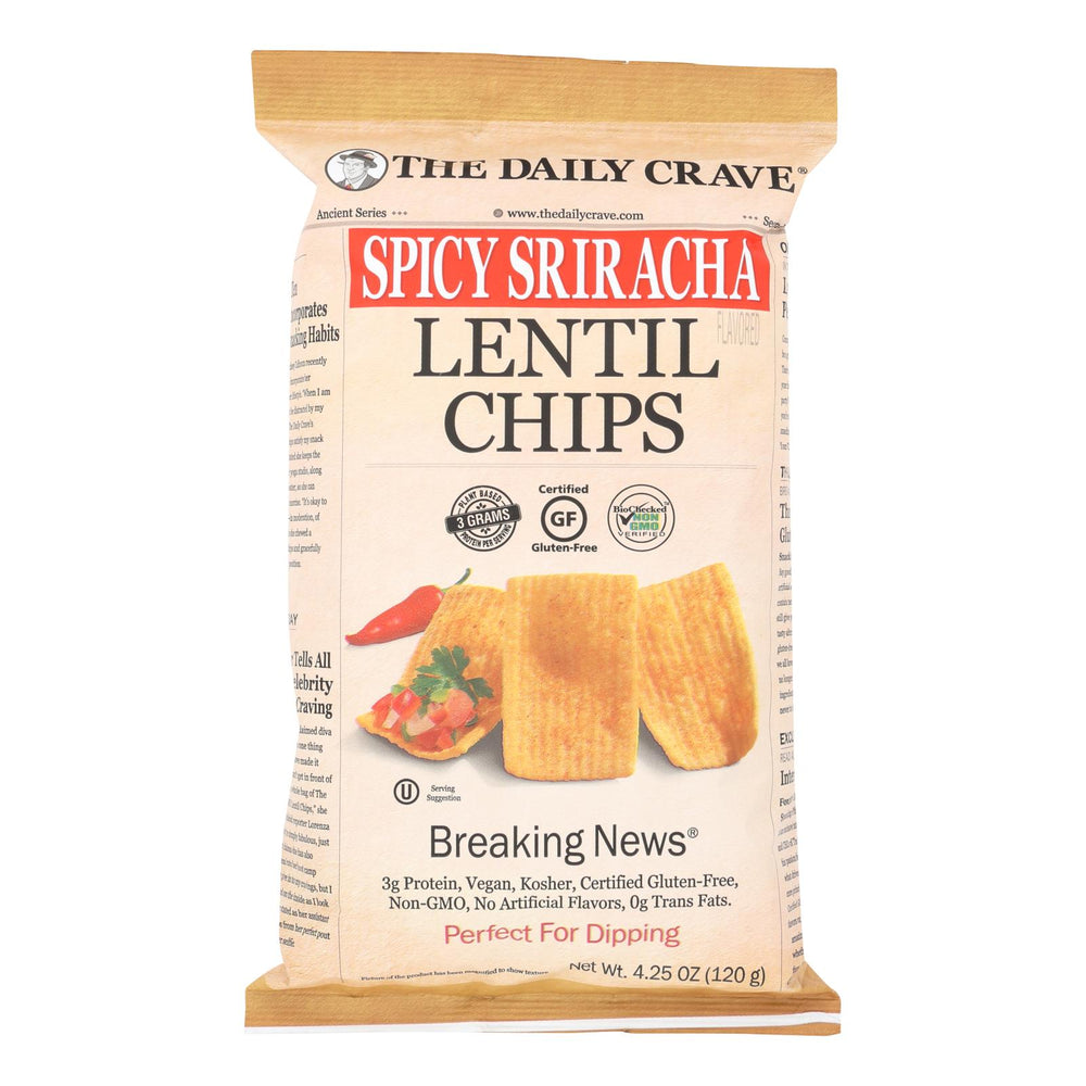 Chips, Lentil, Spicy Sriracha,8 - 4.25 OUNCE