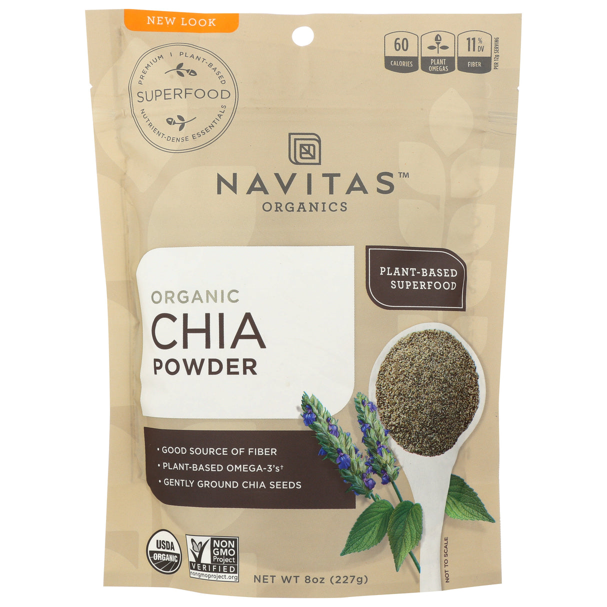 Seeds, Chia, Powder,1 - 8 OUNCE