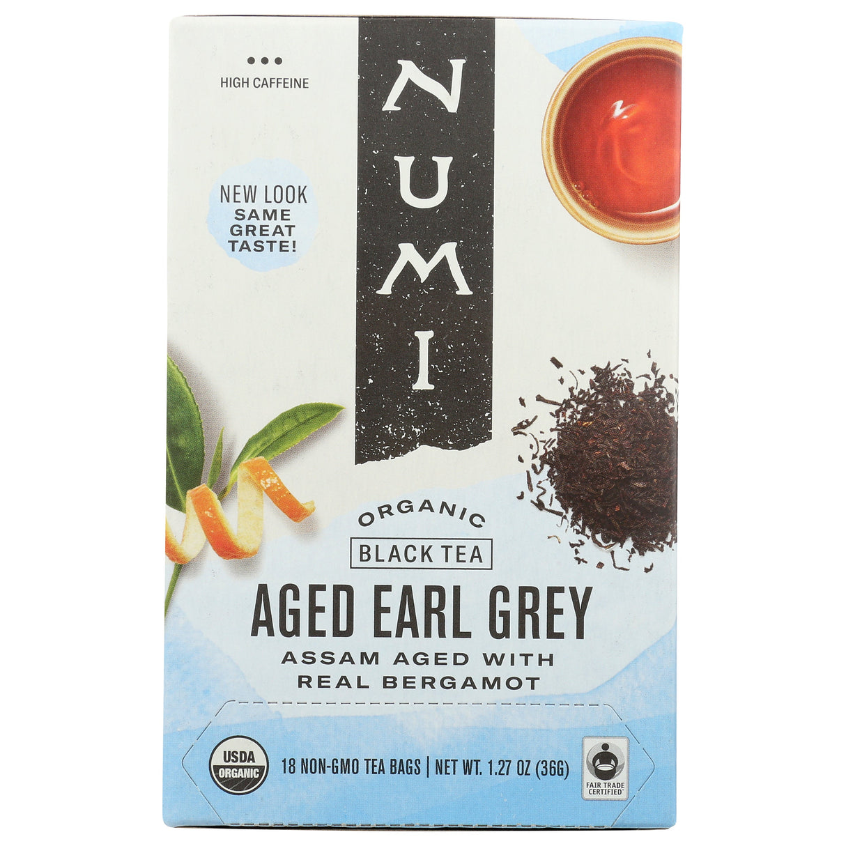 Tea, Black, Earl Grey, Individually-Wrapped with String,6 - 18 COUNT