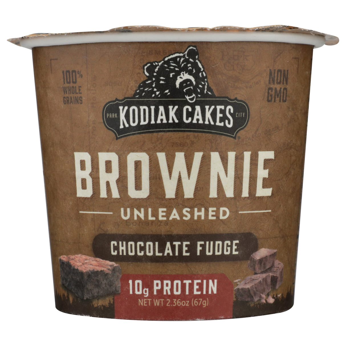 Mix, Brownie, Unleashed, Chocolate Fudge, High-Protein, Cup,12 - 2.36 OUNCE