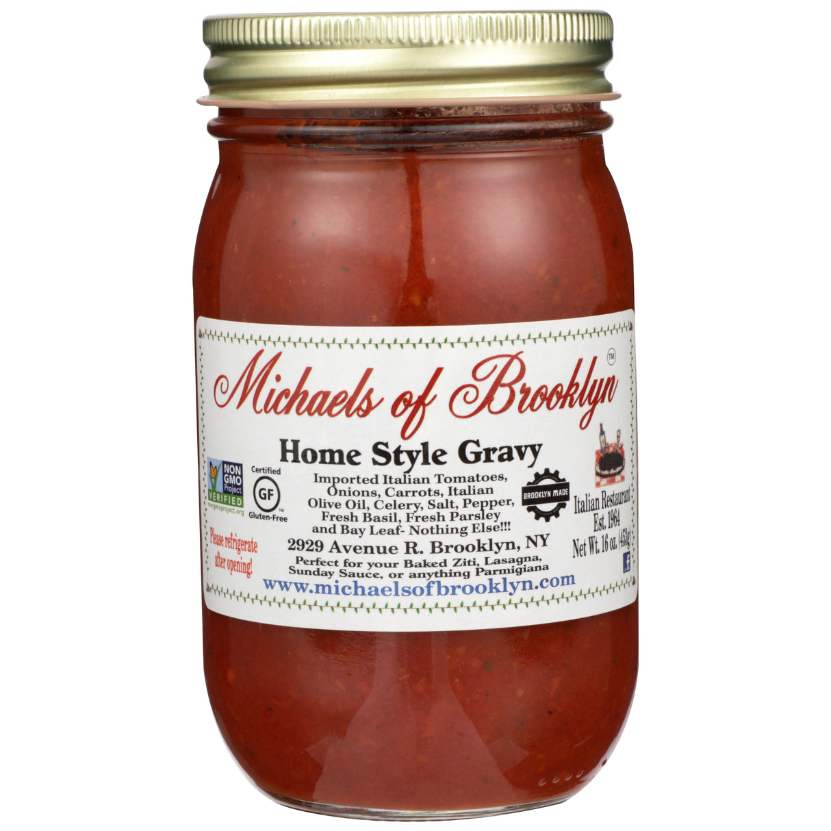 Sauce, Pasta, Home-Style, Gravy,6 - 16 FLUID