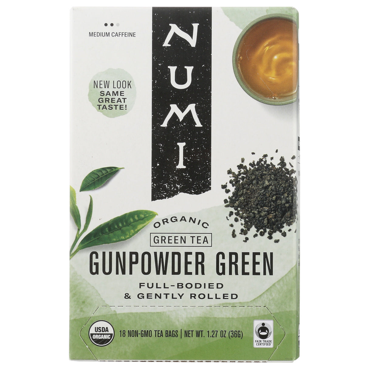 Tea, Green, Gunpowder, Individually-Wrapped with String,6 - 18 COUNT