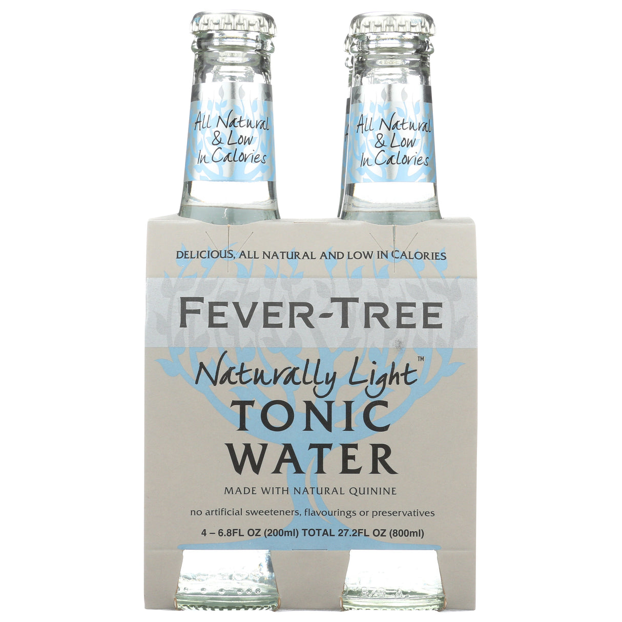 Soft Drink, Tonic Water, Light, Glass, Single-Serve, 6.8 Fluid Ounce,6 - 27.2 FLUID