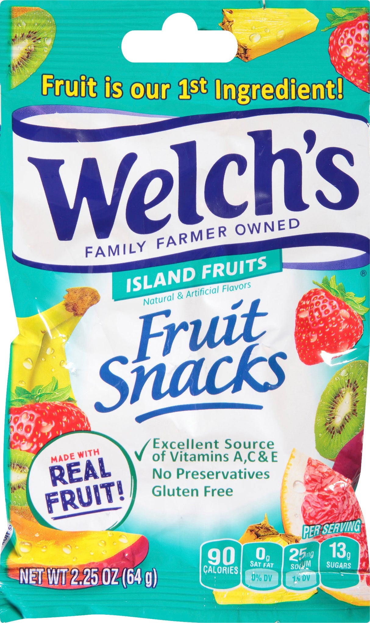 Snacks, Fruit, Island,48 - 2.25 OUNCE