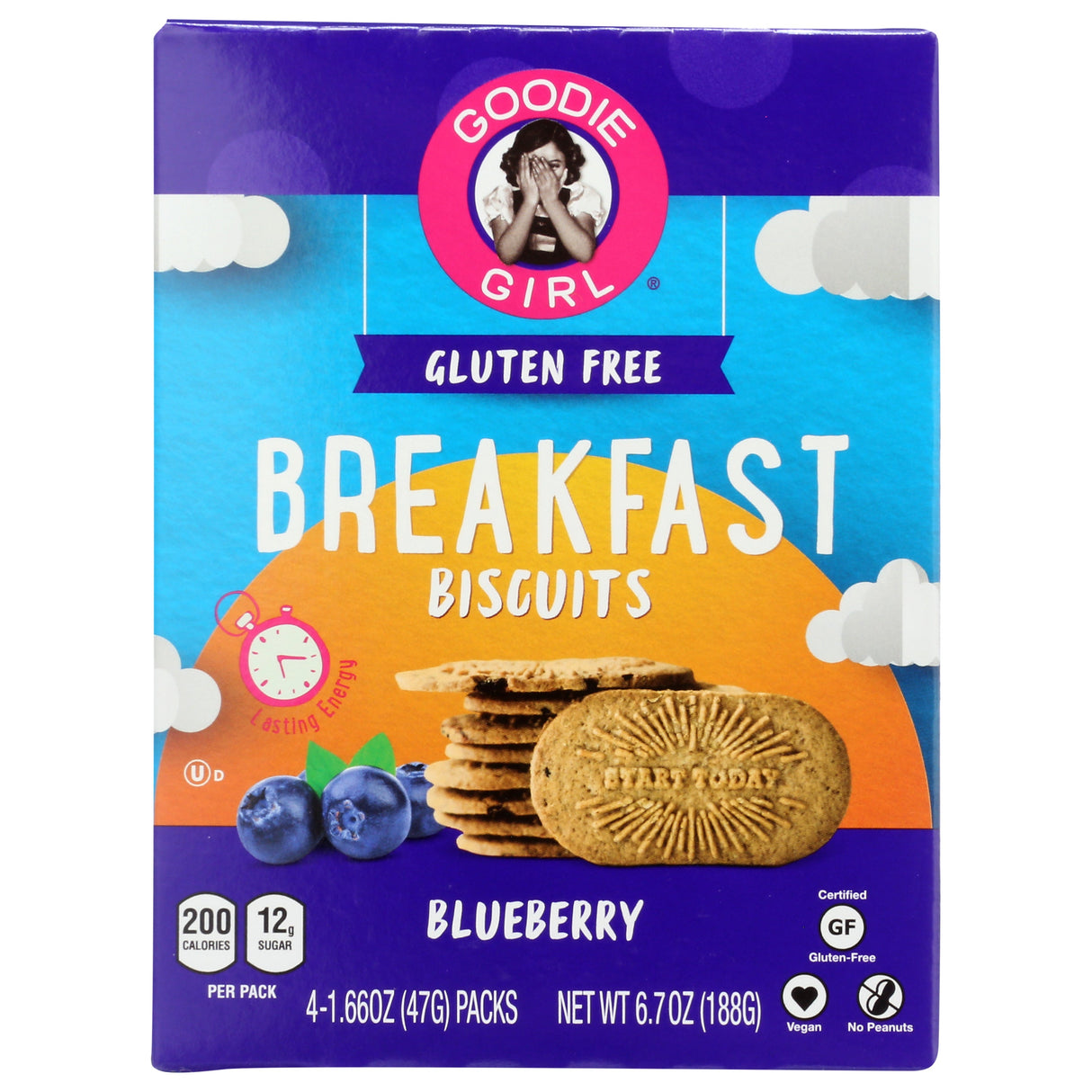 Biscuit, Breakfast, Blueberry, Shelf-Stable,6 - 6.64 OUNCE