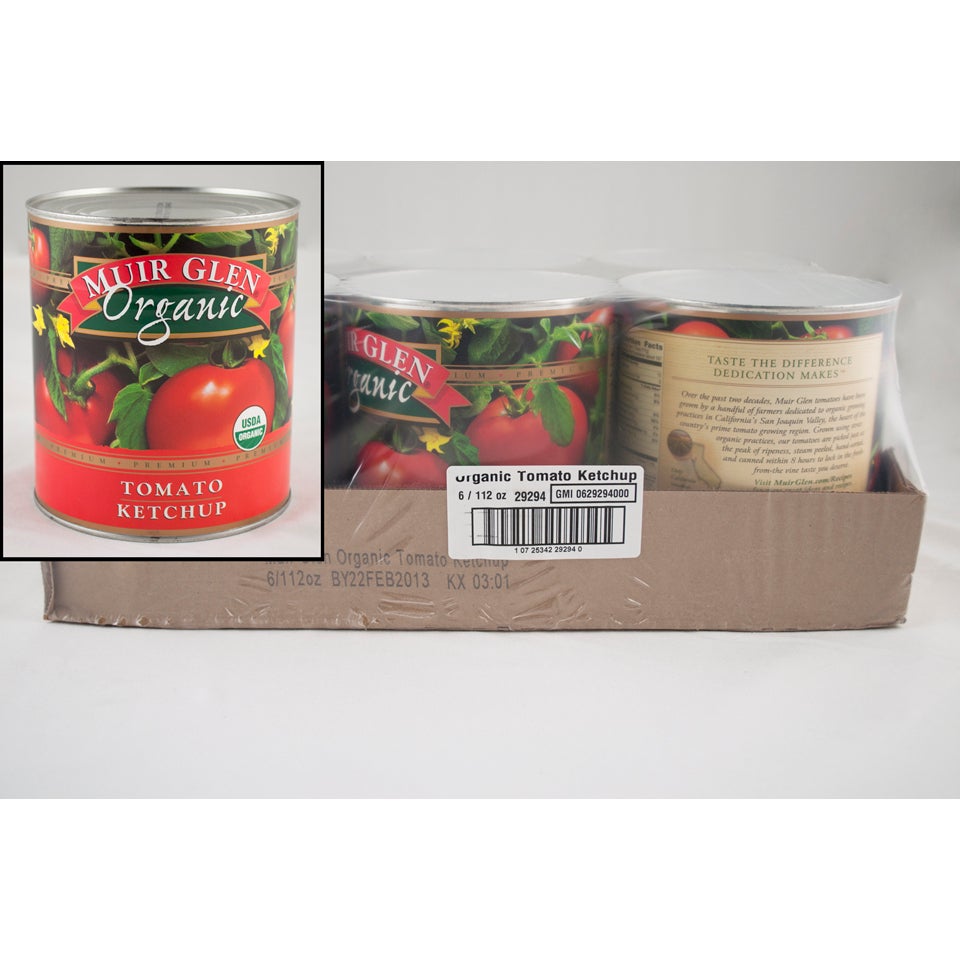 Ketchup, Tomato, Organic,6 - 112 OUNCE