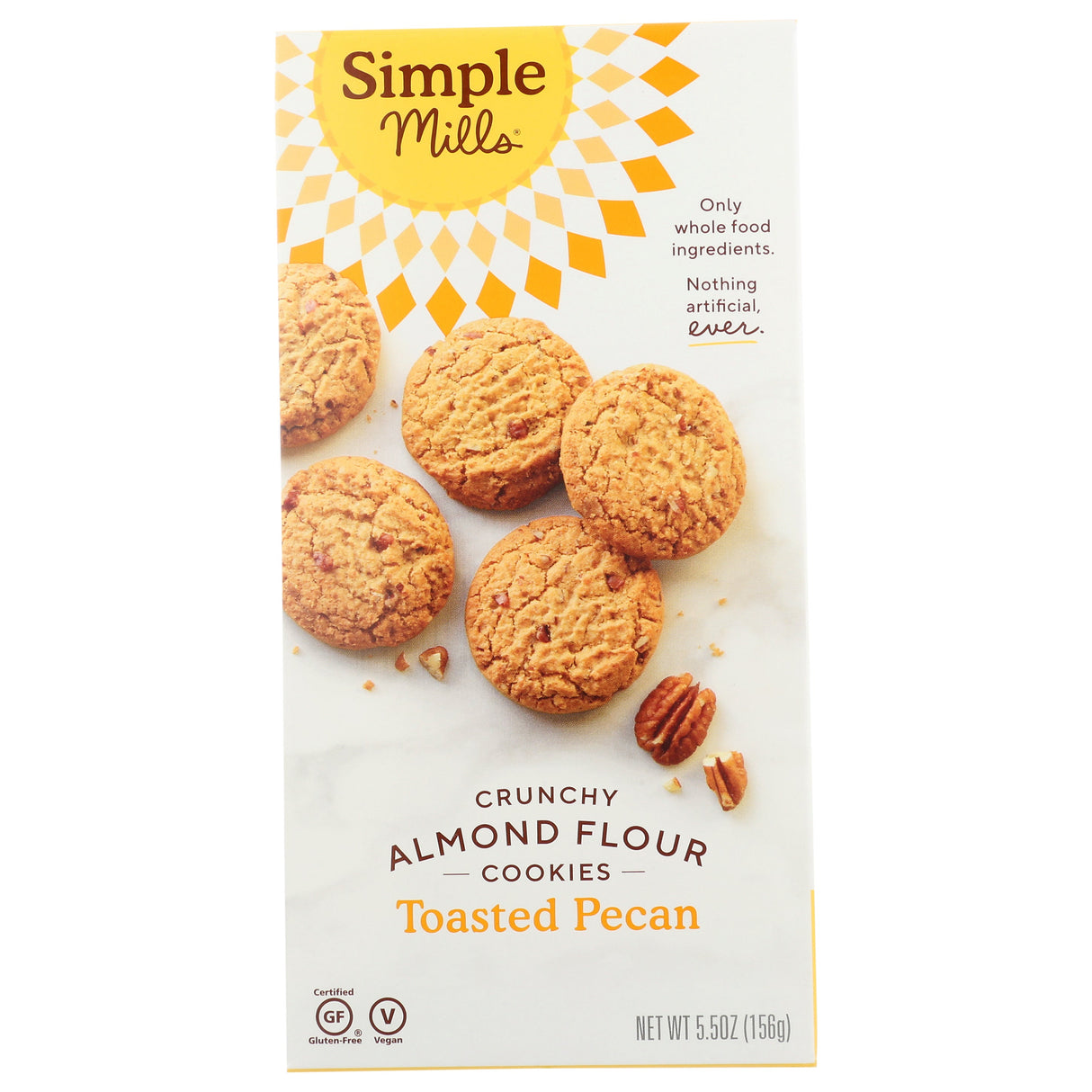 Cookies, Toasted Pecan, Crunchy, with Almond Flour,6 - 5.5 OUNCE