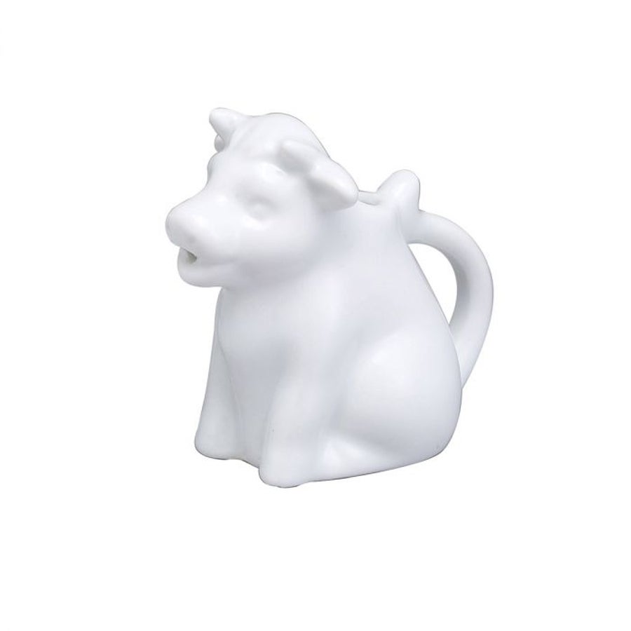 Creamers, 2 Ounce, Cow-Shaped, White, Porcelain,1 - 6 COUNT