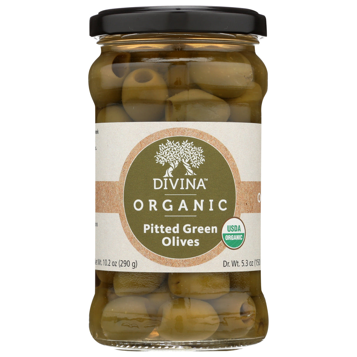 Olives, Green, Pitted, Glass,6 - 5.3 OUNCE