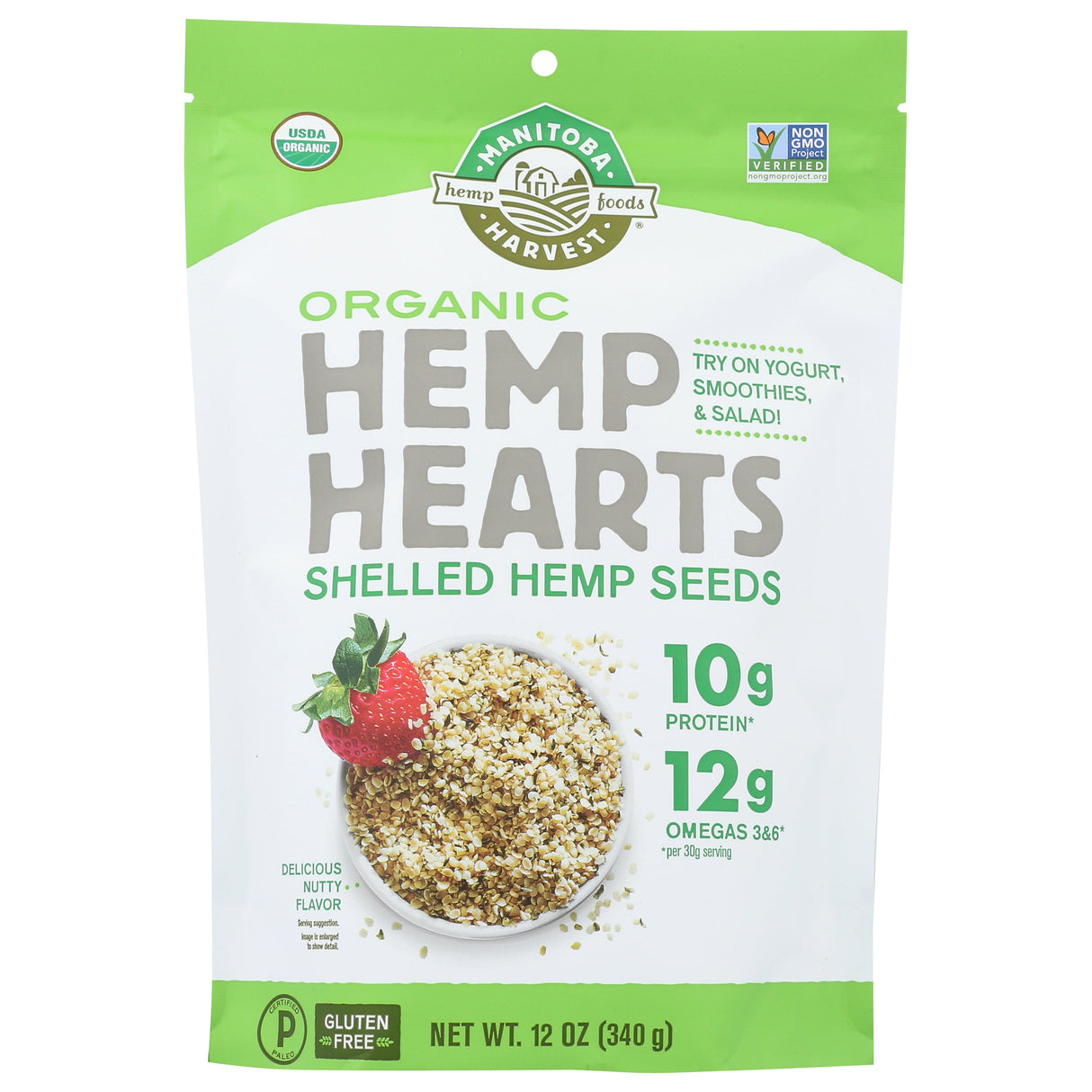 Hemp Hearts, Shelled,6 - 12 OUNCE
