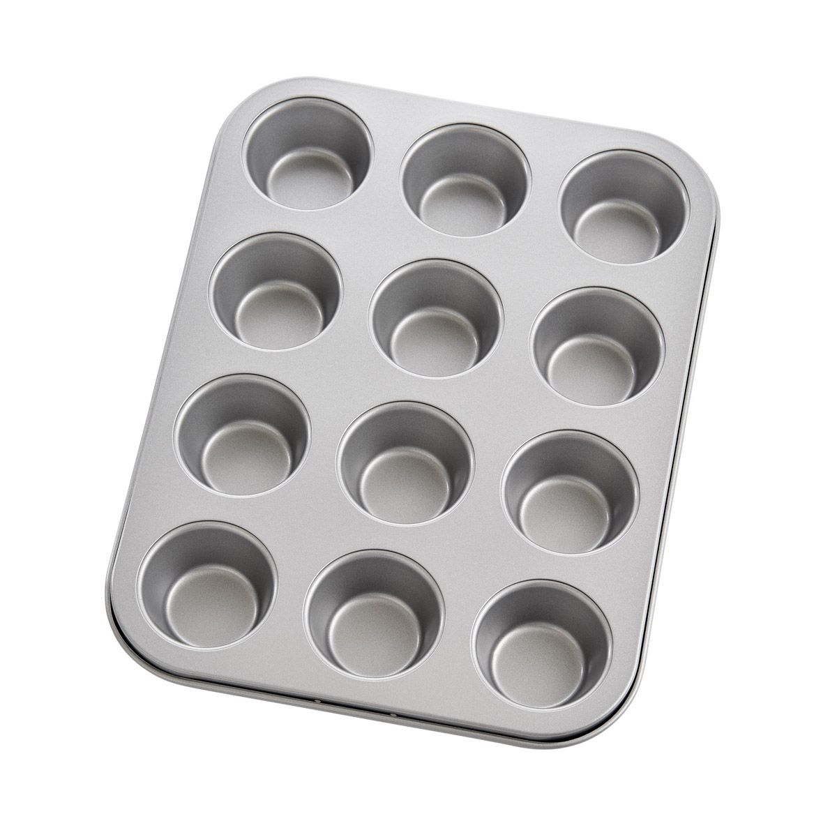 Pans, Muffin, 12-Cup, Mini, Steel,12 - 1 COUNT