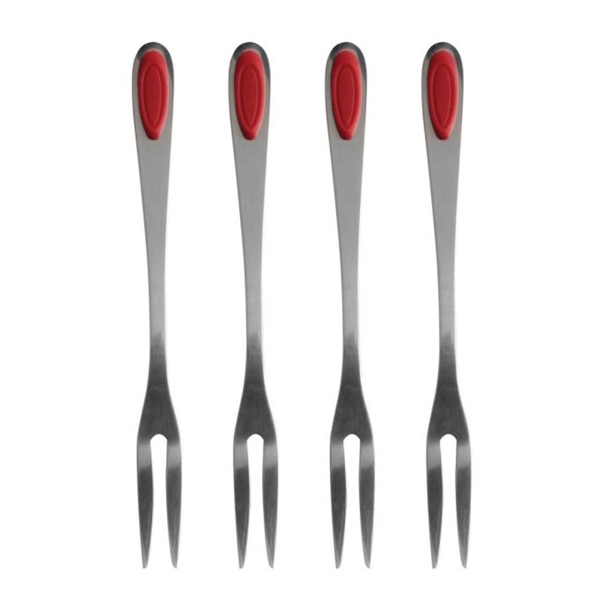 Forks, Seafood, 18/8, 2 Tine, 6.5 Inch,6 - 4 COUNT
