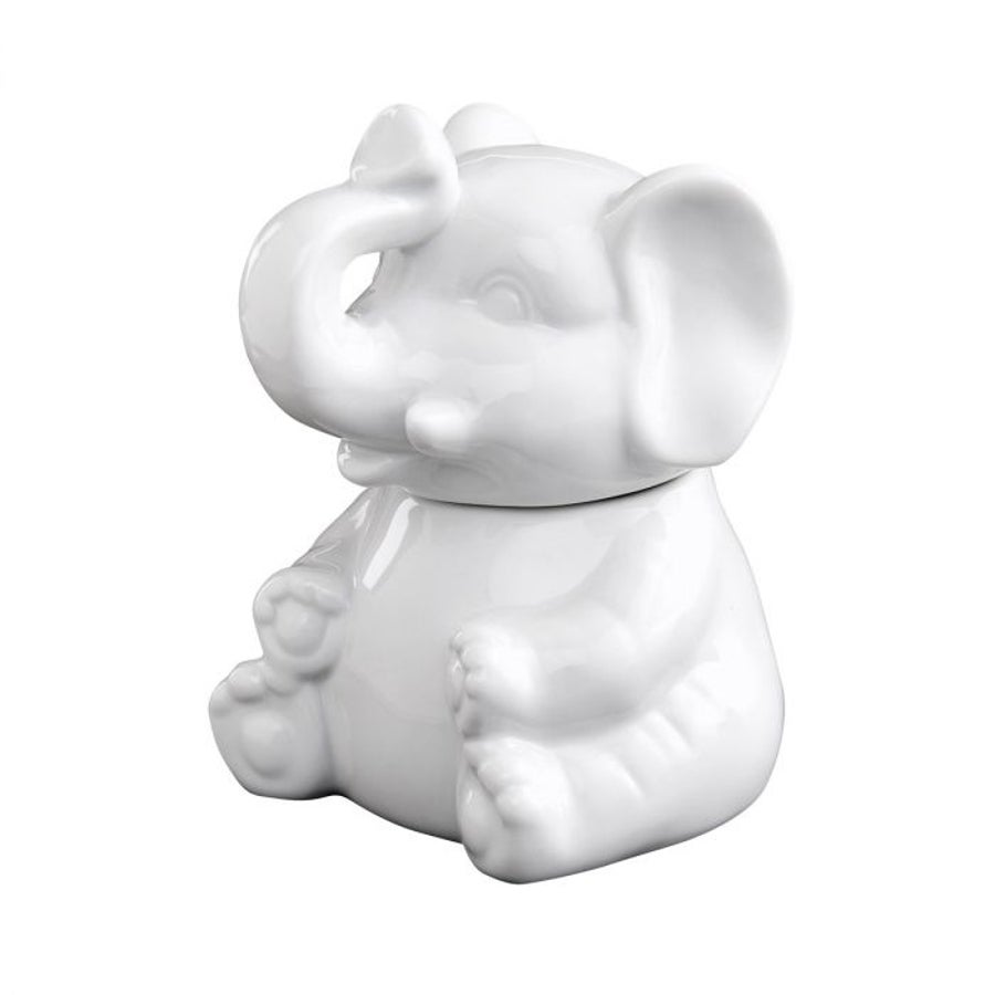 Bowl, Sugar, 6 Ounce, Elephant-Shaped, White, Porcelain,1 - 48 COUNT