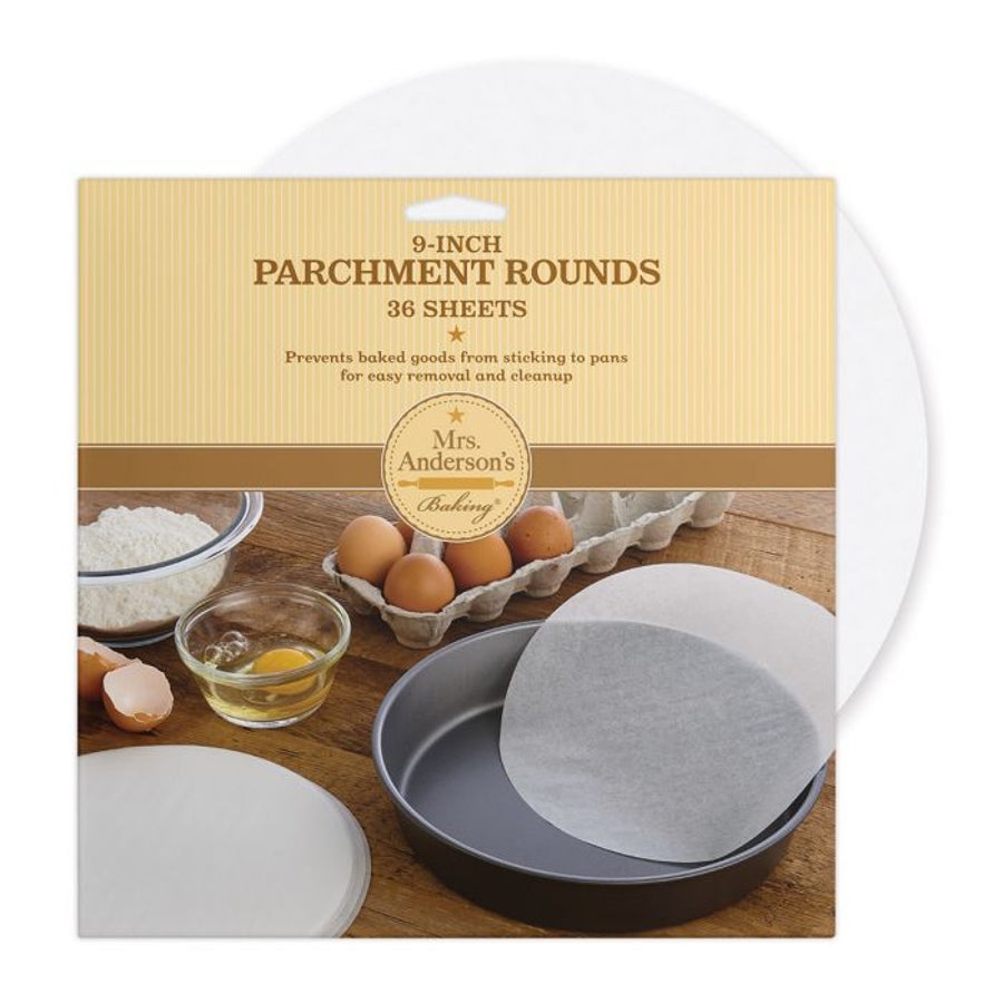 Paper Sheet, Parchment, 9 Inch, Round, White,120 - 36 COUNT