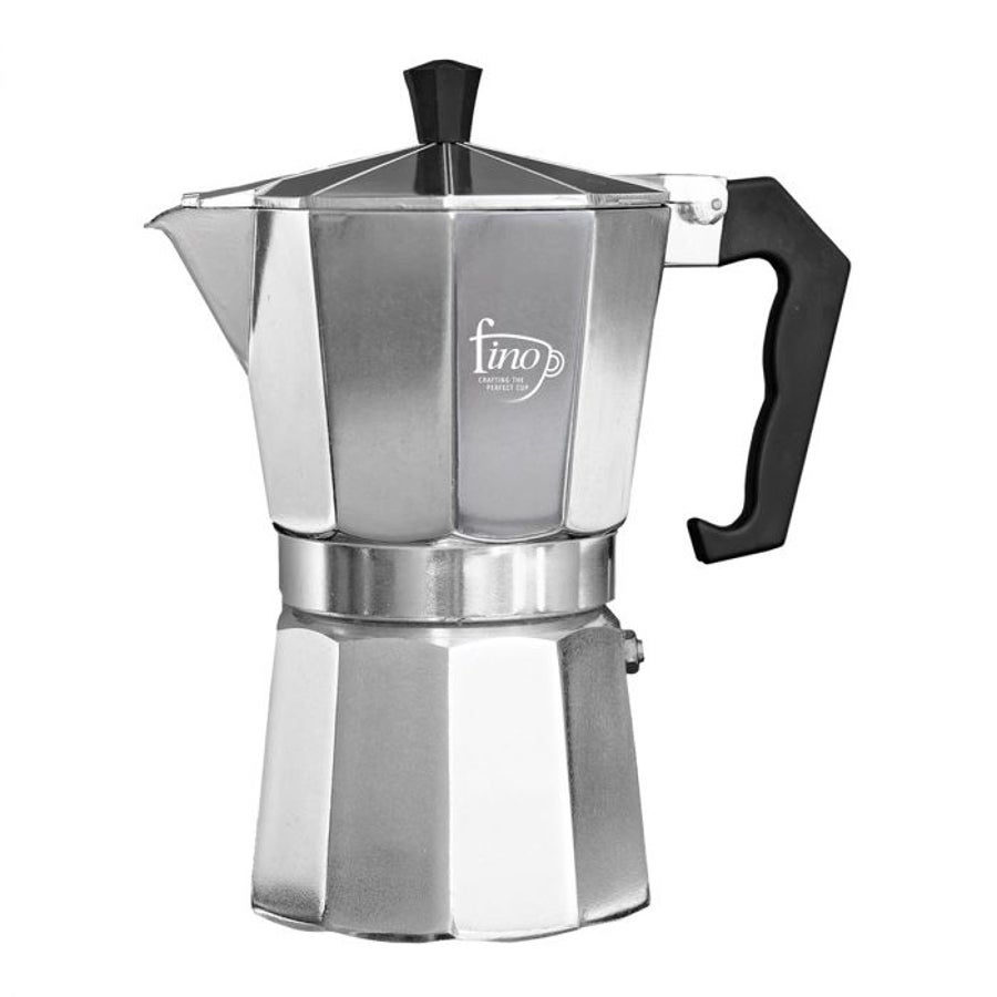 Espresso Maker, Stovetop, 3 Cup, Aluminum with Polypropylene Handle, with Safety Valve,1 - 1 EACH