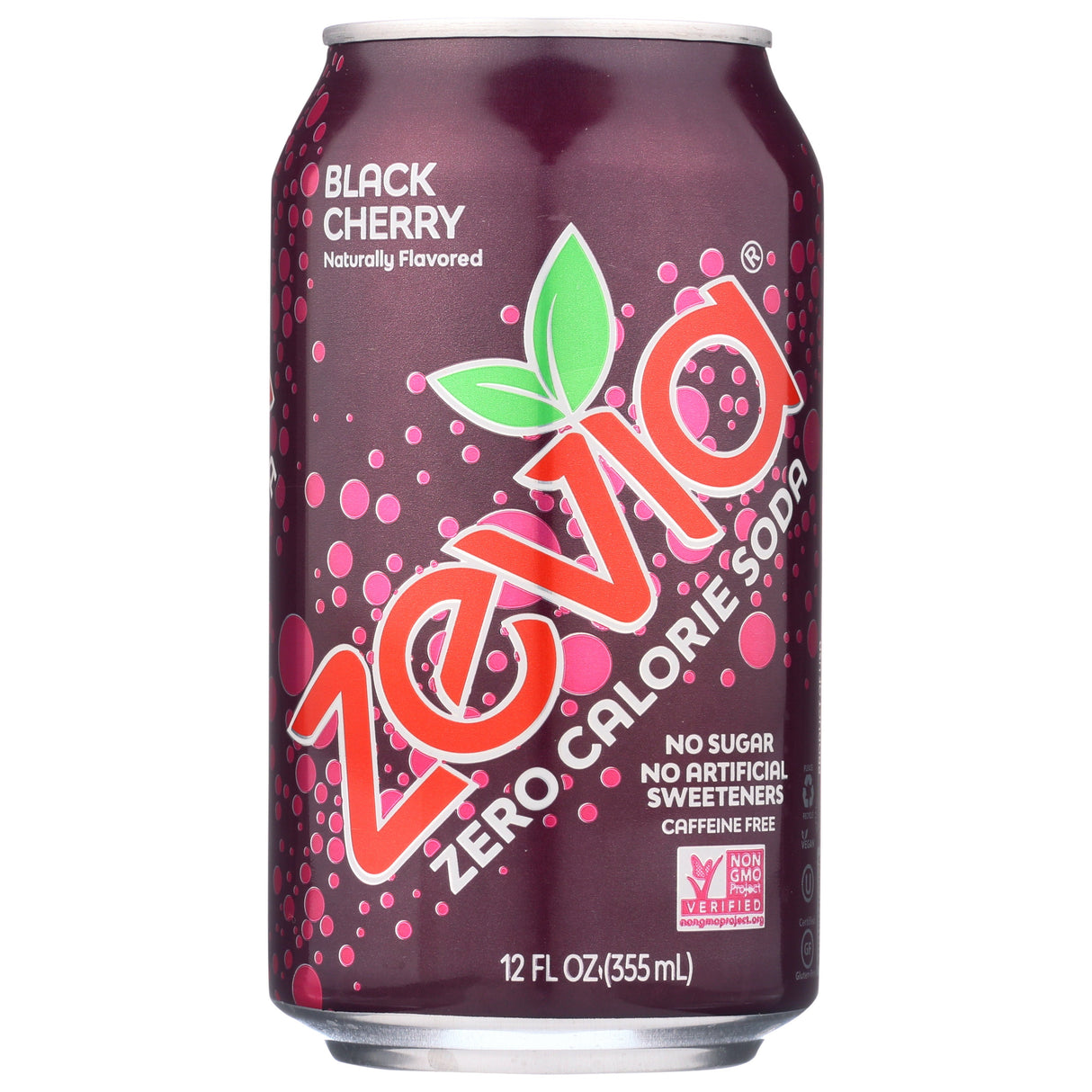 Soft Drink, Black Cherry, Zero Calorie, Single-Serve, 12 Fluid Ounce,4 - 6 COUNT