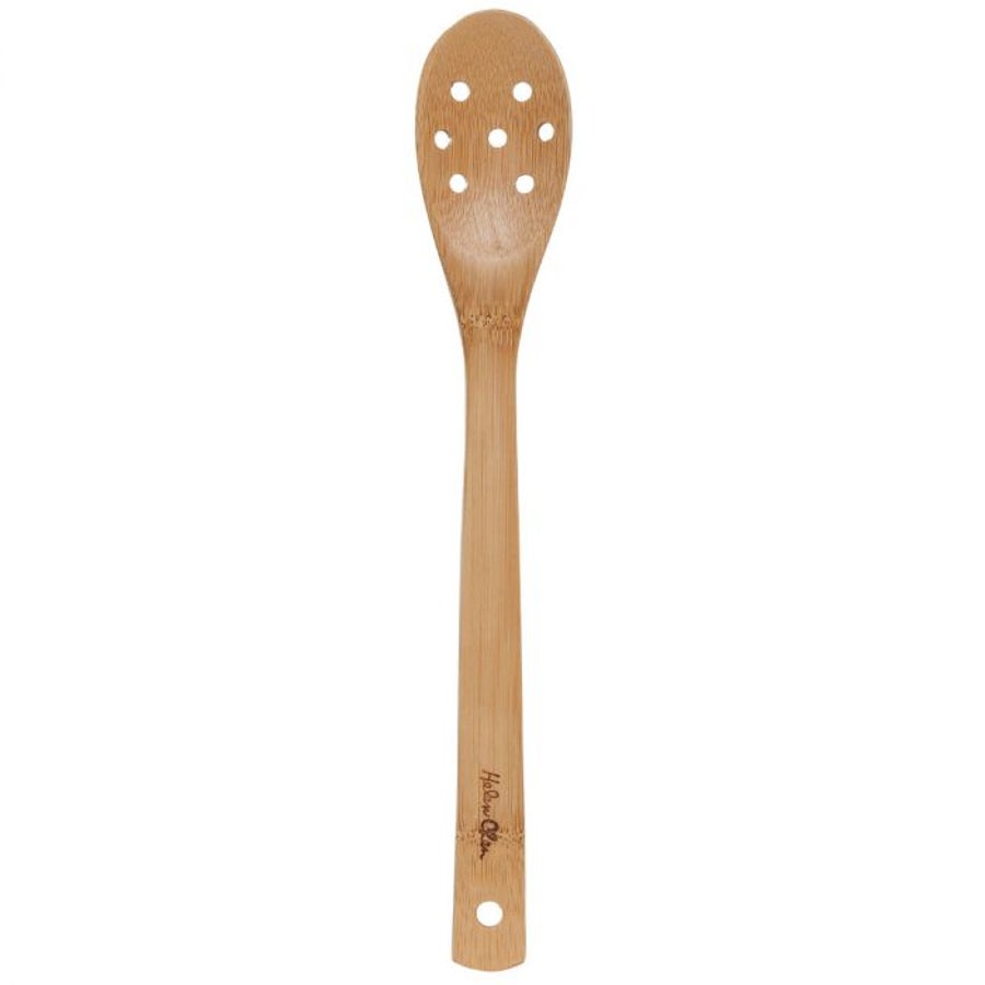 Spoons, Pierced, 12 Inch, Bamboo,1 - 6 COUNT