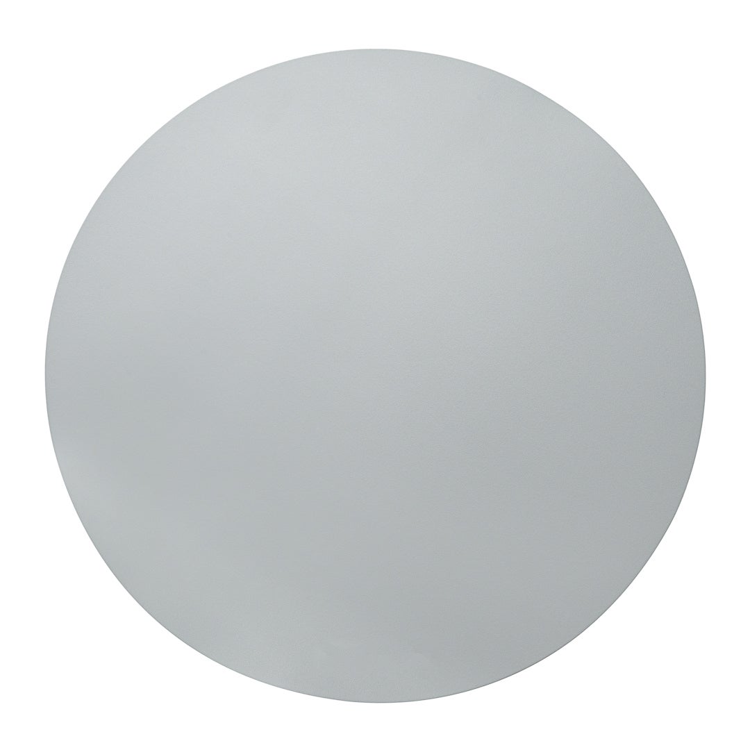 Placemats, 15 Inch, Vinyl, Gray, Round,1 - 6 COUNT