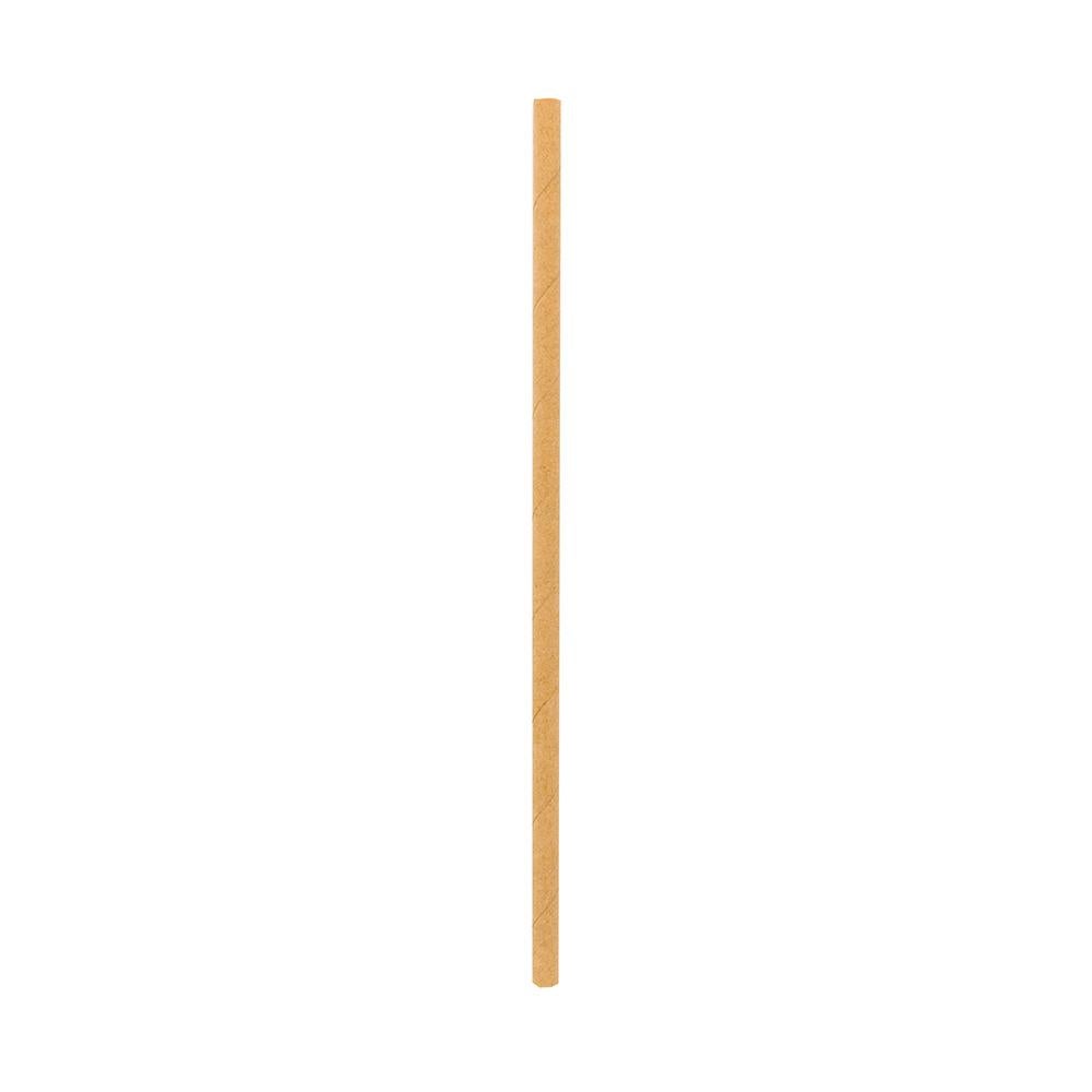 Straws, 7.75 Inch, Paper, Kraft, Wrapped, Biodegradable,1 - 100 COUNT
