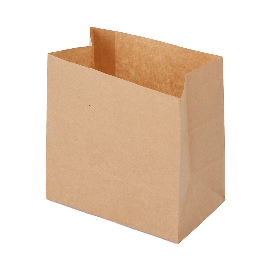 Bags, Snack, 3.75 x 2.25 x 3.75 Inch, Paper, Kraft,1 - 100 COUNT