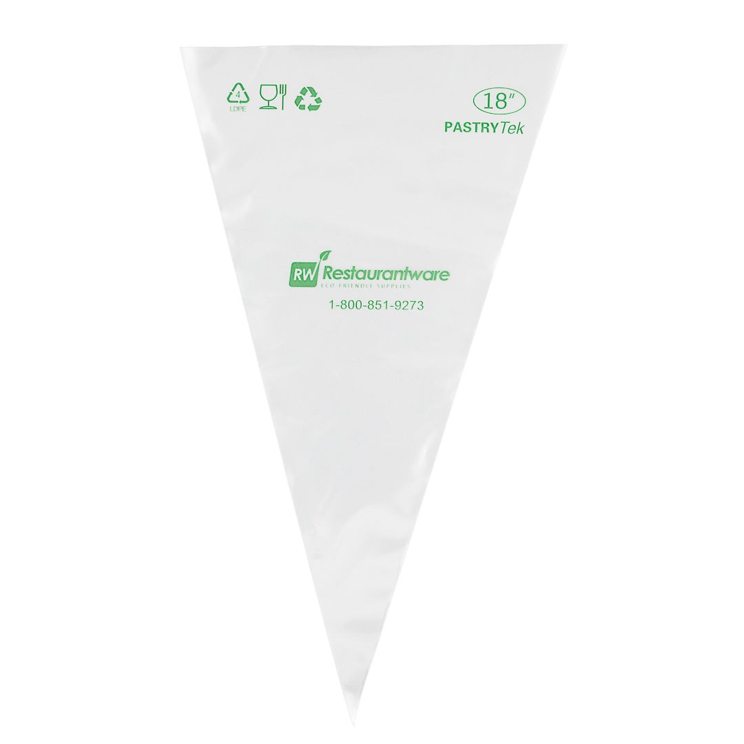 Bags, Pastry, 18 Inch, Clear, Plastic,1 - 100 COUNT