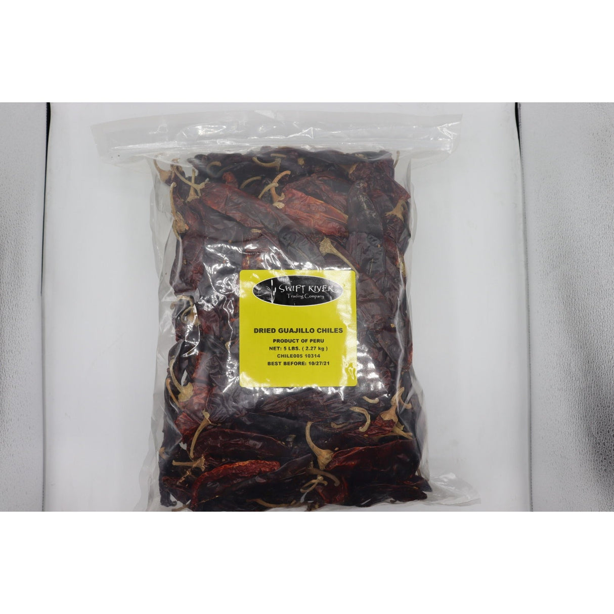Peppers, Guajillo Chili, Whole, Dried, Bulk,1 - 5 POUND