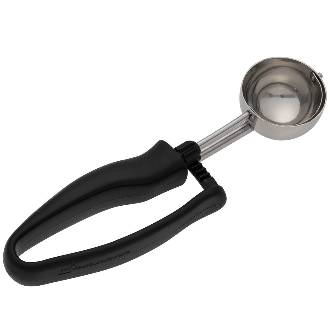 Scoop, Ice Cream, 1.25 Ounce, Stainless Steel, with Black Handle, #30,1 - 1 EACH