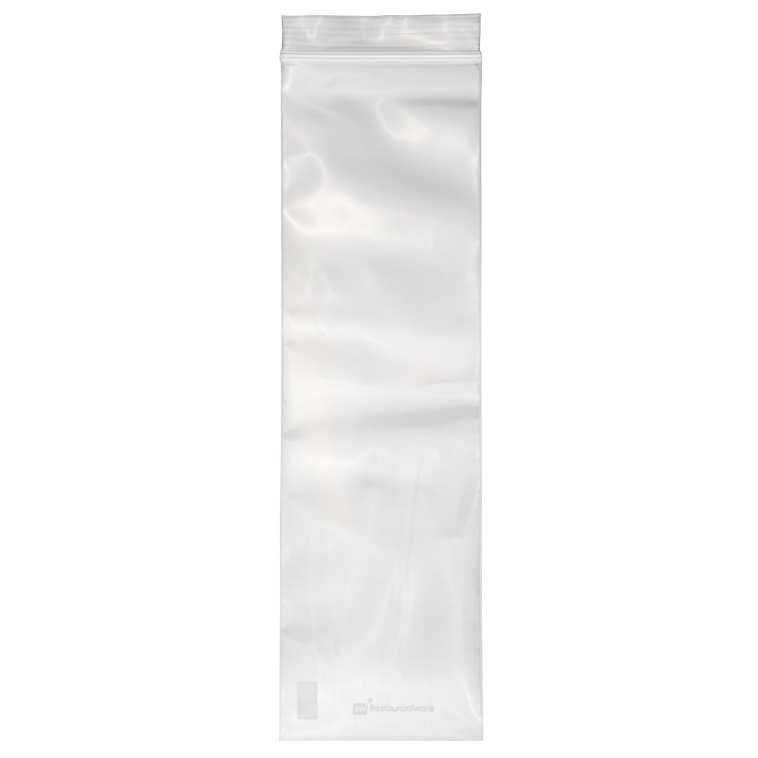 Bags, Popsicle, 8 x 2 Inch, Plastic, Clear, Single Zipper,1 - 100 COUNT