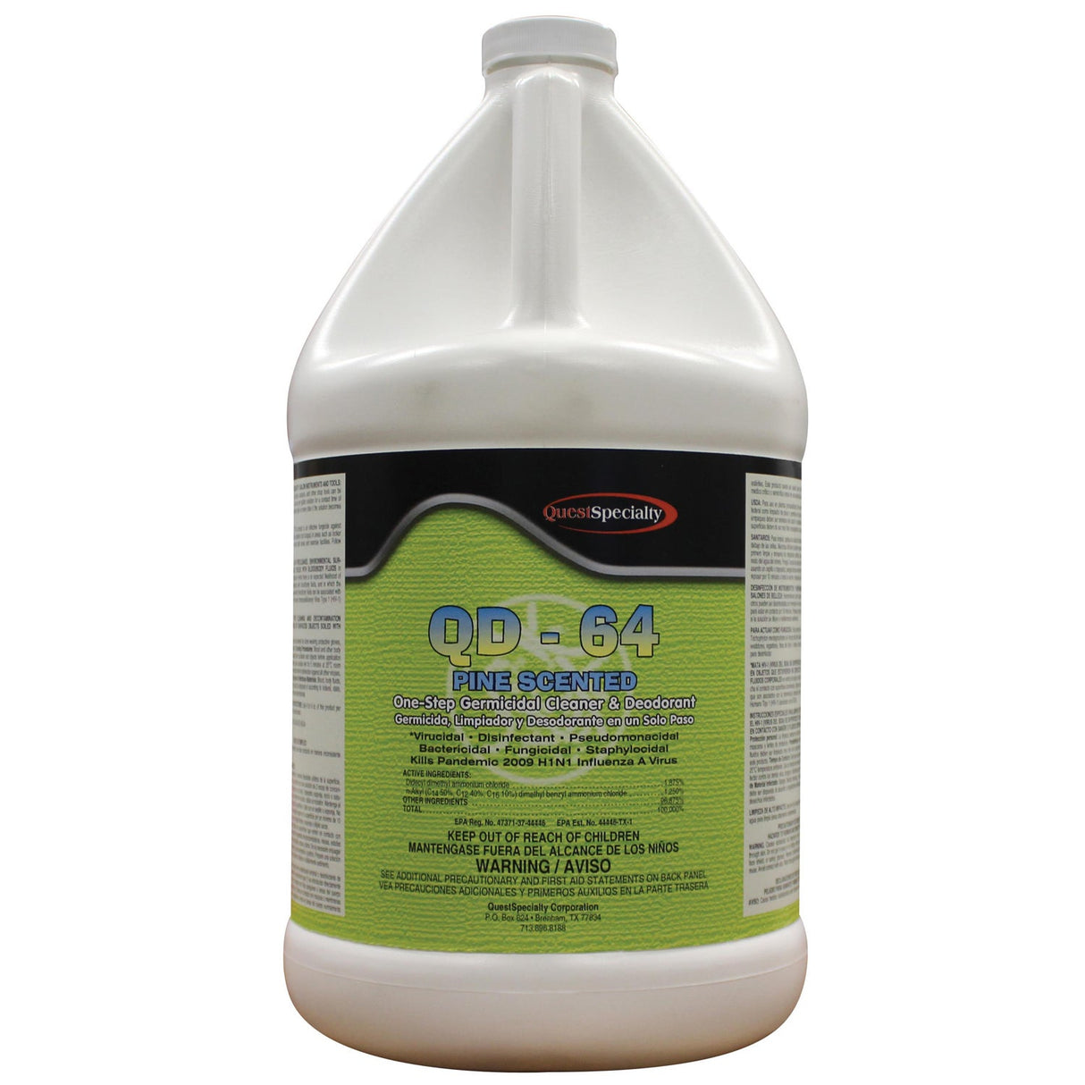 Cleaner & Disinfectant, Ready-to-Use, Liquid, Pine,4 - 1 GALLON