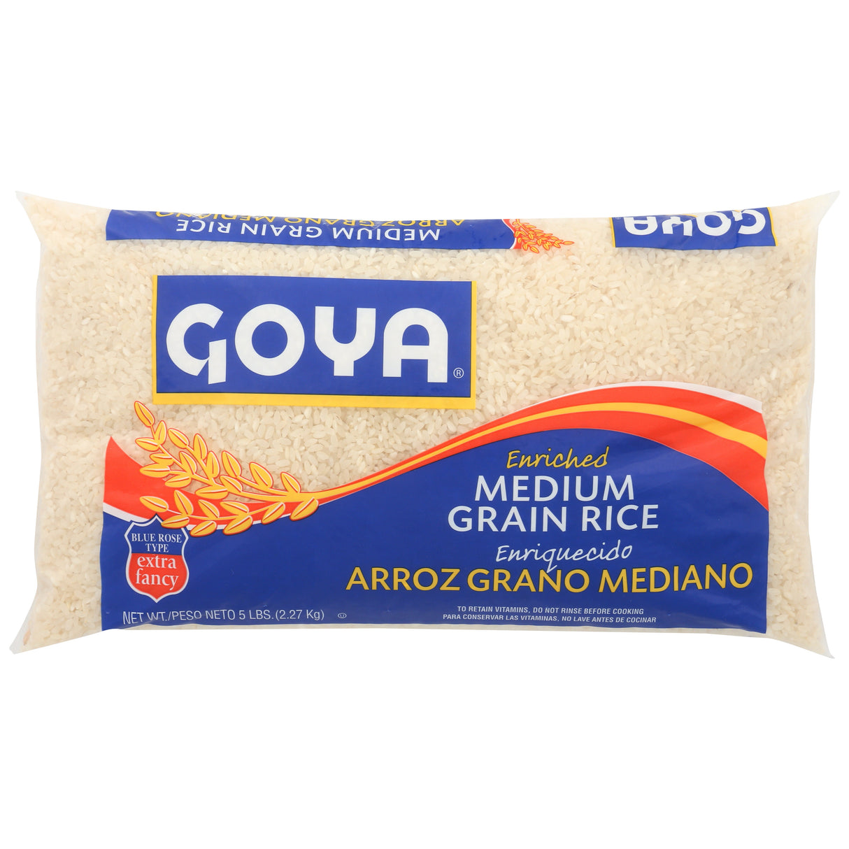Rice, Blue Rose, Fancy, Medium Grain,12 - 5 POUND
