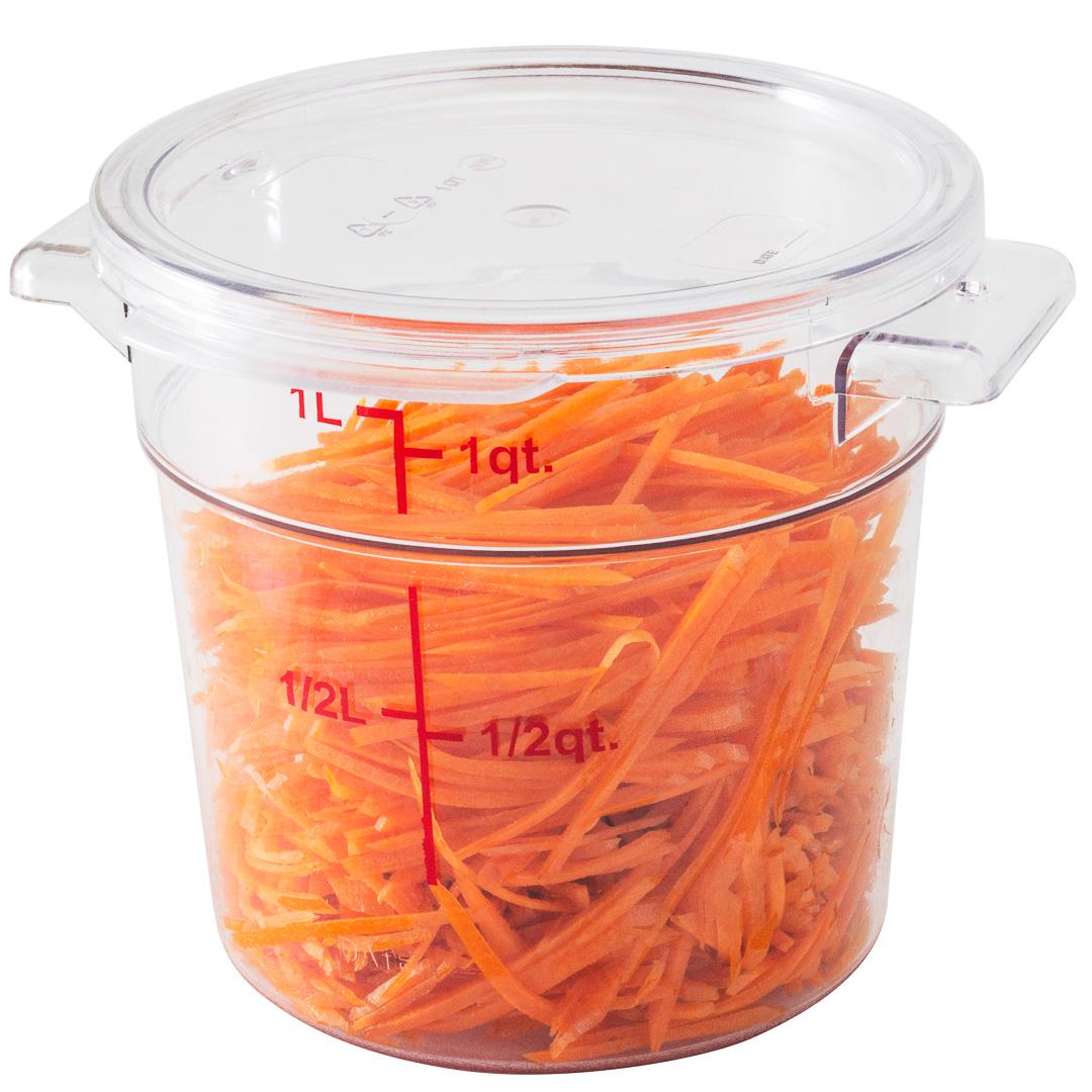 Lid, Storage, Clear, for 1 Quart Containers,1 - 1 EACH