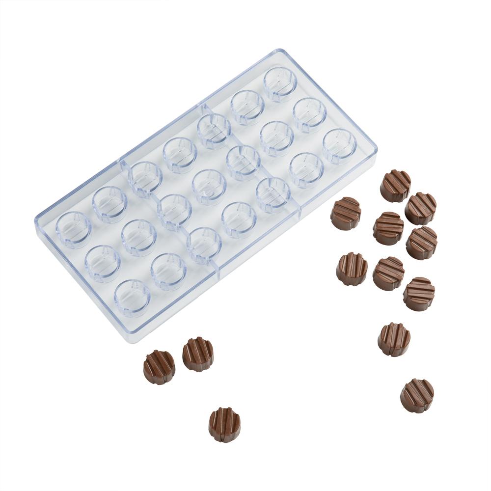 Mold, Candy, 21-Compartment, Geo Sphere, Pastry Tek Polycarbonate,1 - 1 EACH