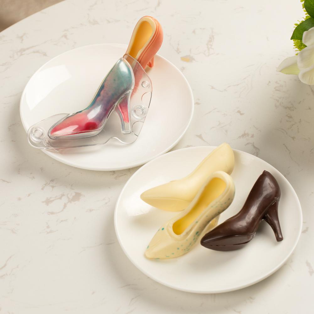 Mold, Candy, 1-Compartment, High Heel, Pastry Tek Polycarbonate,1 - 1 EACH