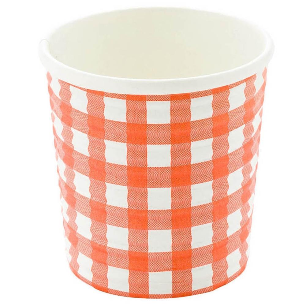 Cups, Hot, 4 Ounce, Paper, Picnic Print, Spiral Wall,1 - 25 COUNT