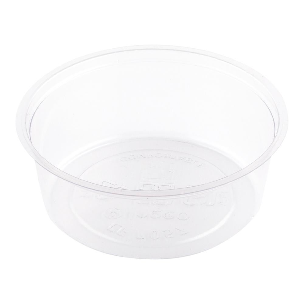 Cups, Portion, 2 Ounce, Plastic, Clear, Compostable,1 - 100 COUNT