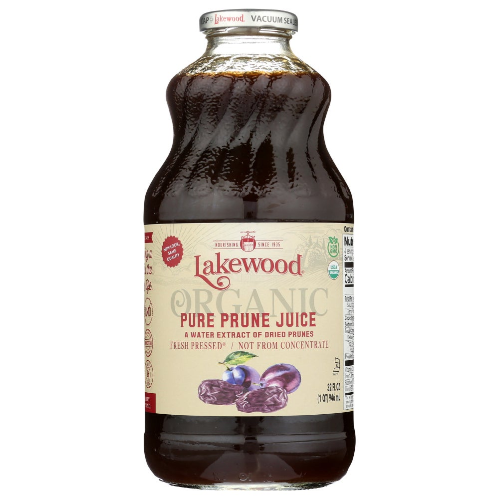 Juice, Prine, 100%, Not from Concentrate, Shelf-Stable, Glass,6 - 32 FLUID