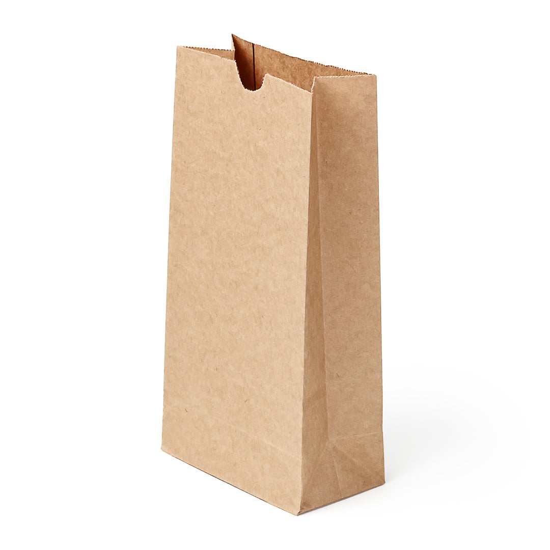 Bags, 4.25 x 2.25 x 8.5 Inch, Paper, Kraft,1 - 100 COUNT