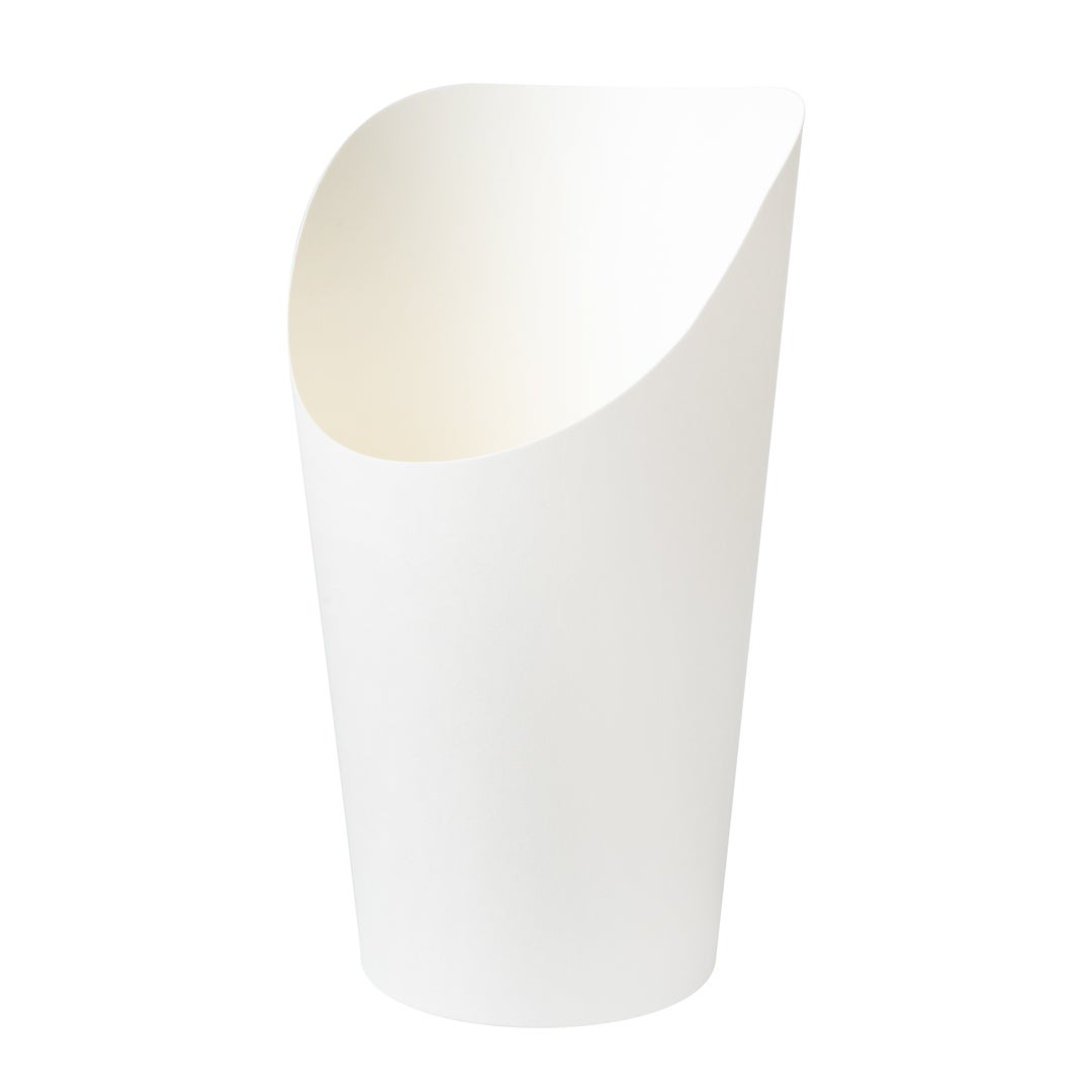 Cups, Incline, 16 Ounce, Paper, White, Round,1 - 100 COUNT