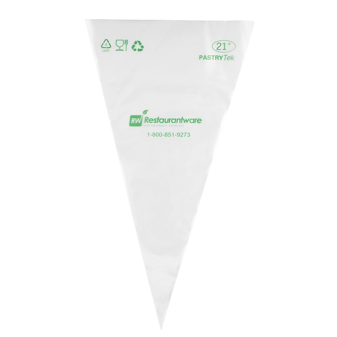 Bags, Pastry, 21 Inch, Clear, Plastic,1 - 100 COUNT