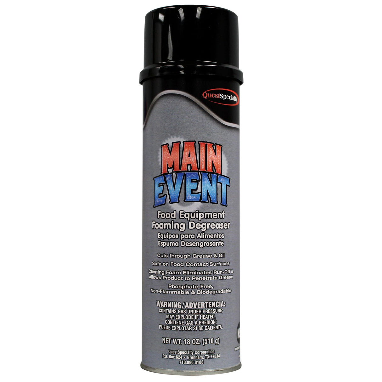 Degreaser, Food Equipment, Foaming, Aerosol,12 - 1 COUNT