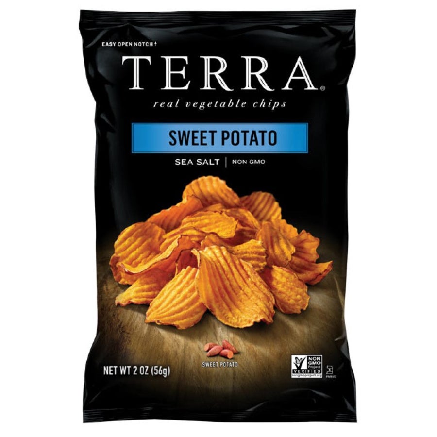 Chips, Sweet Potato, Wavy, Sea Salt, Single-Serve,8 - 2 OUNCE