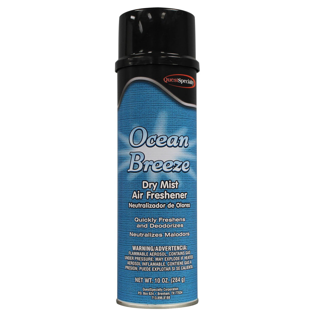 Air Freshener, Ocean Breeze, Aerosol, Dry Mist,12 - 1 COUNT