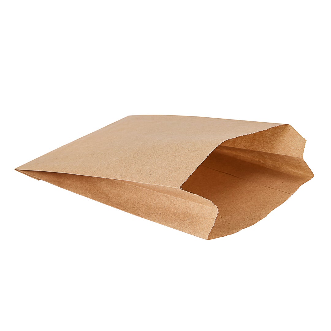 Bags, French Fry, 4.25 x 1.5 x 6.25 Inch, Paper, Kraft,1 - 100 COUNT