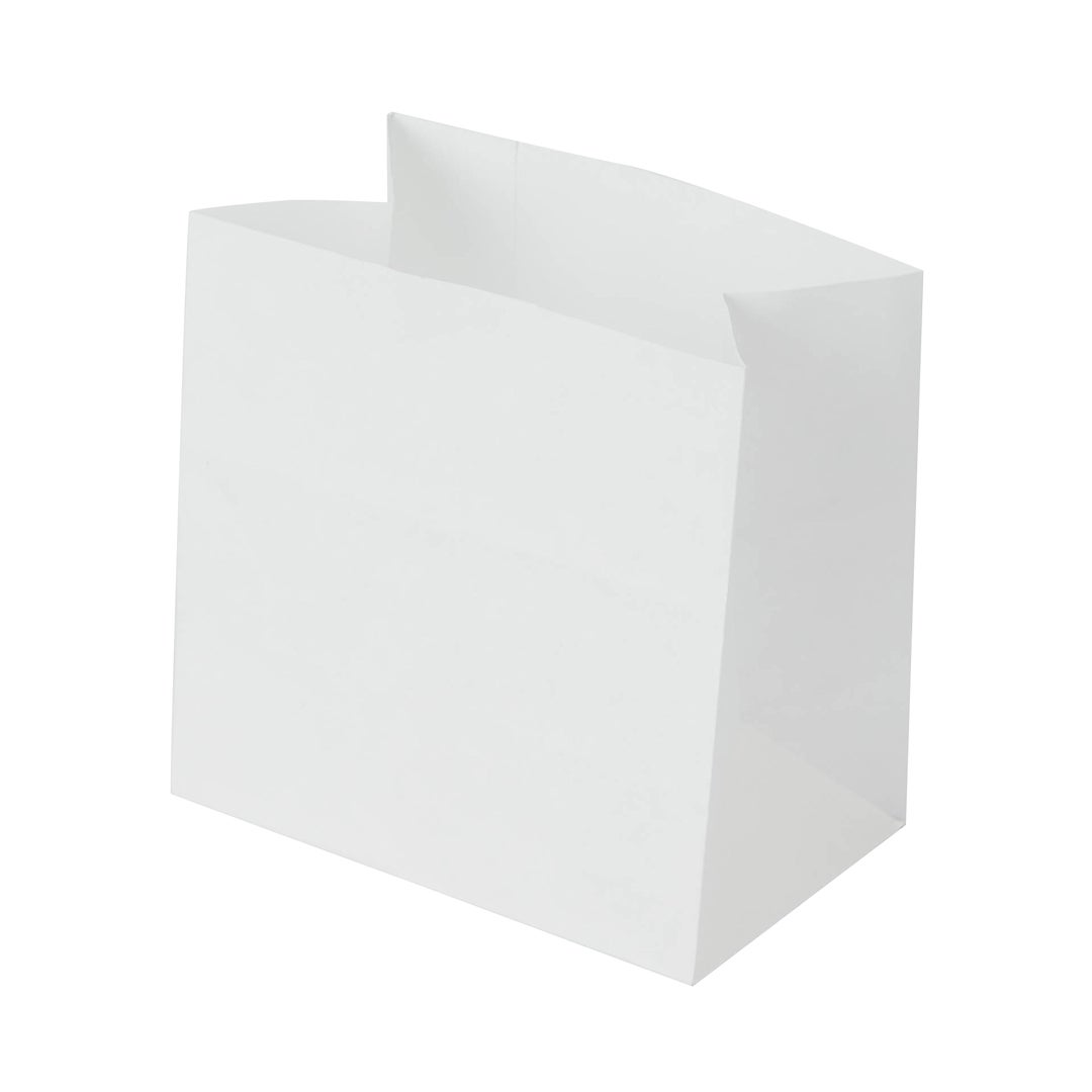 Bags, Snack, 3.75 x 2.25 x 3.75 Inch, Paper, White,1 - 100 COUNT
