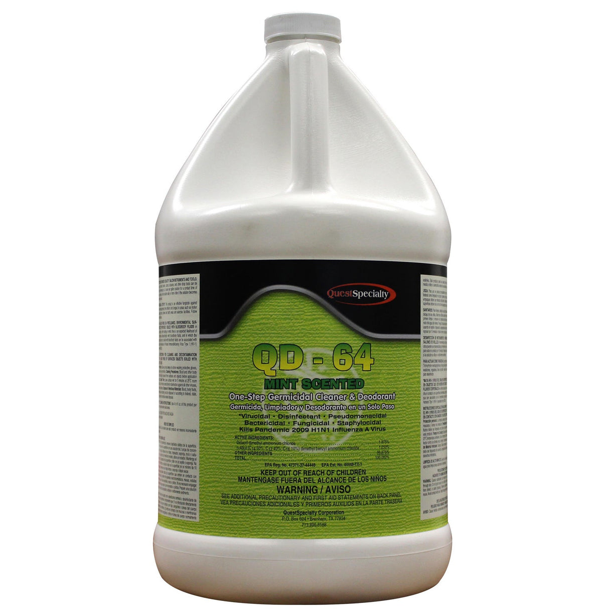 Cleaner & Disinfectant, Ready-to-Use, Liquid, Mint,4 - 1 GALLON