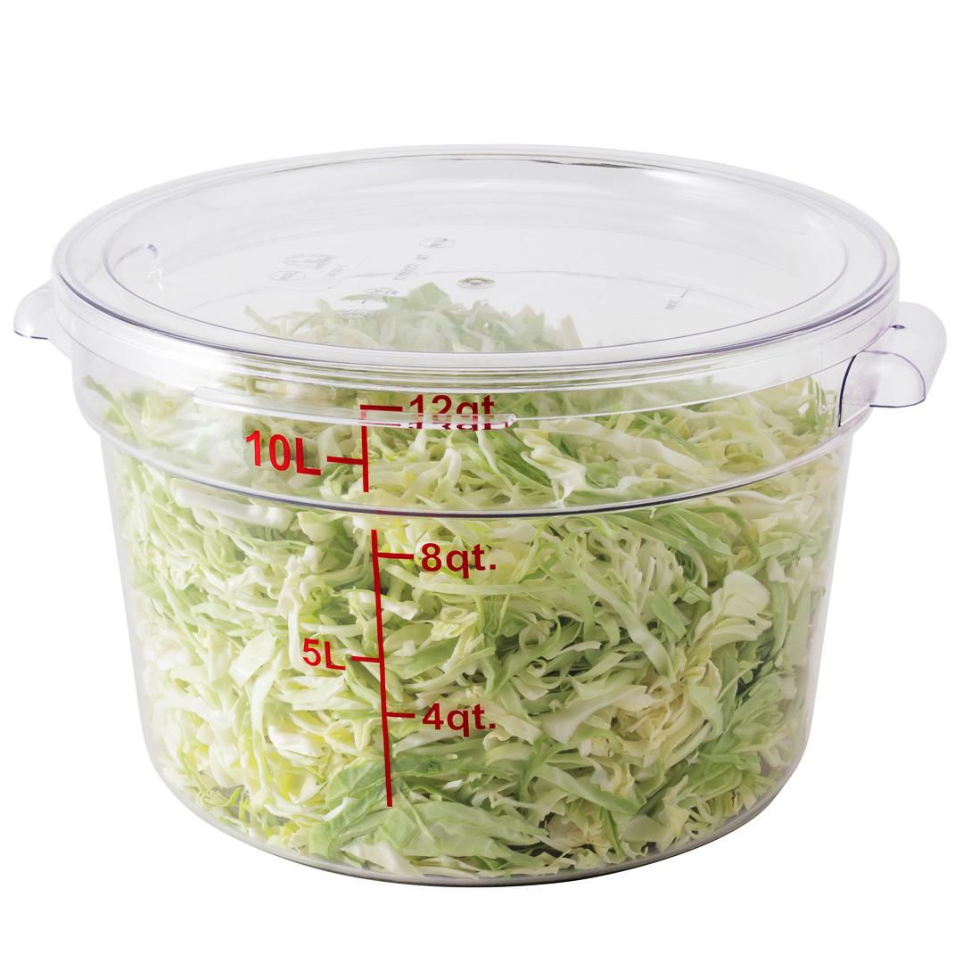 Lid, Storage, Clear, for 12/18/22 Quart Containers,1 - 1 EACH
