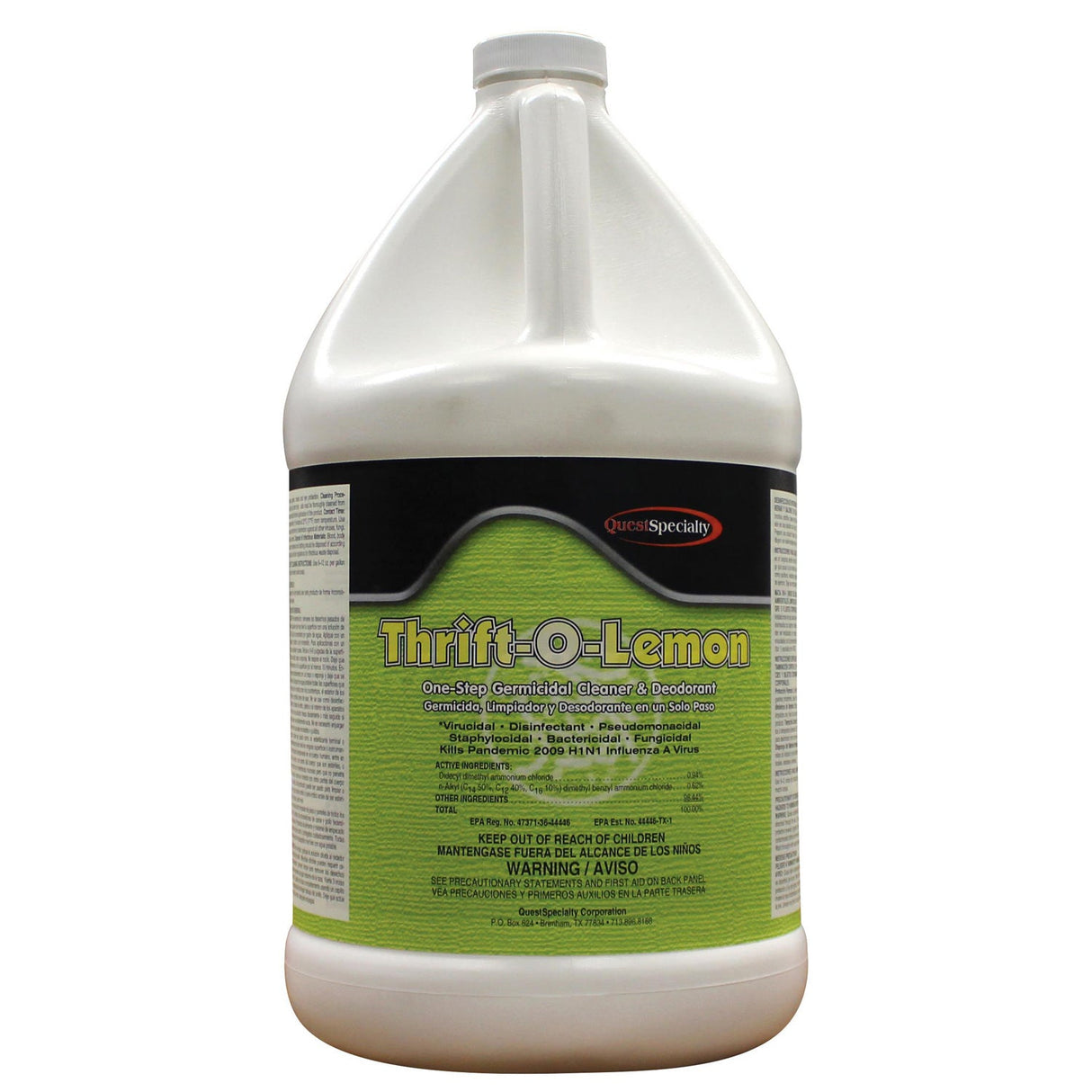 Cleaner & Disinfectant, Ready-to-Use, Liquid, Lemon,4 - 1 GALLON