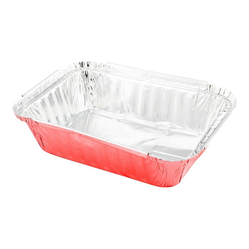 Containers, Take-Out, 16 Ounce, 7.25 x 5.25 x 2 Inch, Pink, with Polka Dot Paper Lid,1 - 50 COUNT