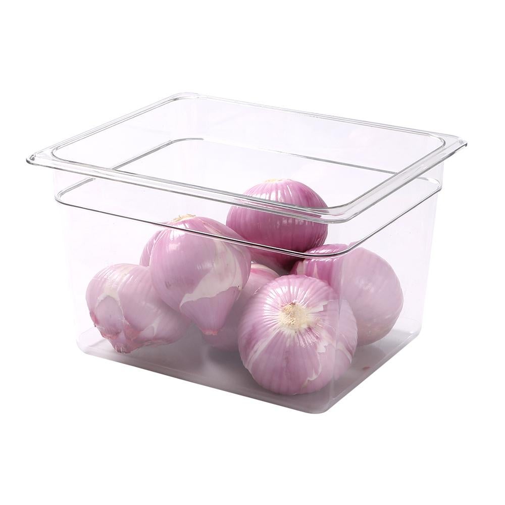 Pans, Food, Third-Size, Clear, Plastic, 8 Inch Deep,1 - 1 EACH