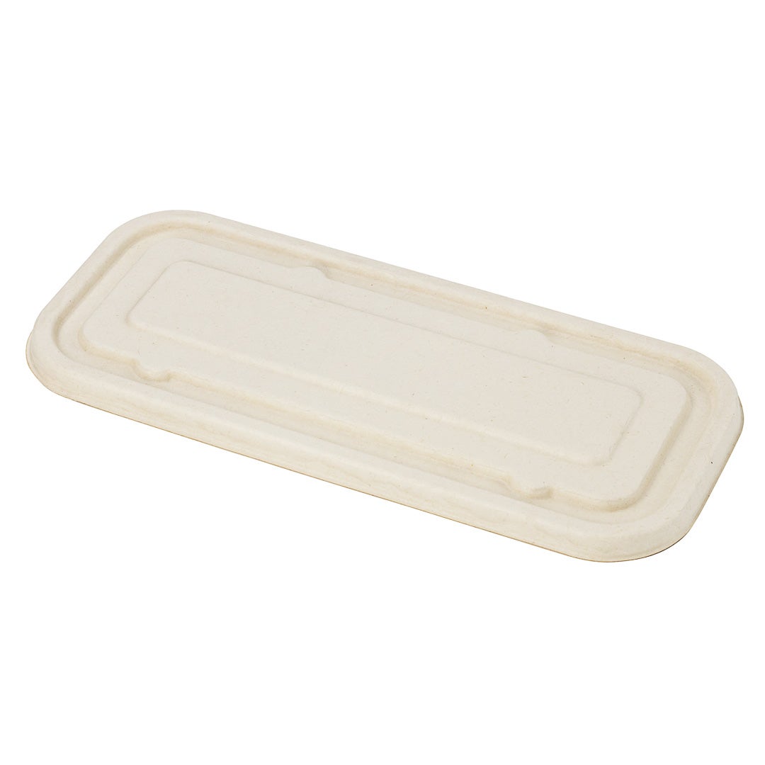 Lids, Pulp Tek, Bagasse, Natural, fits 17 Ounce Catering Container,1 - 100 COUNT